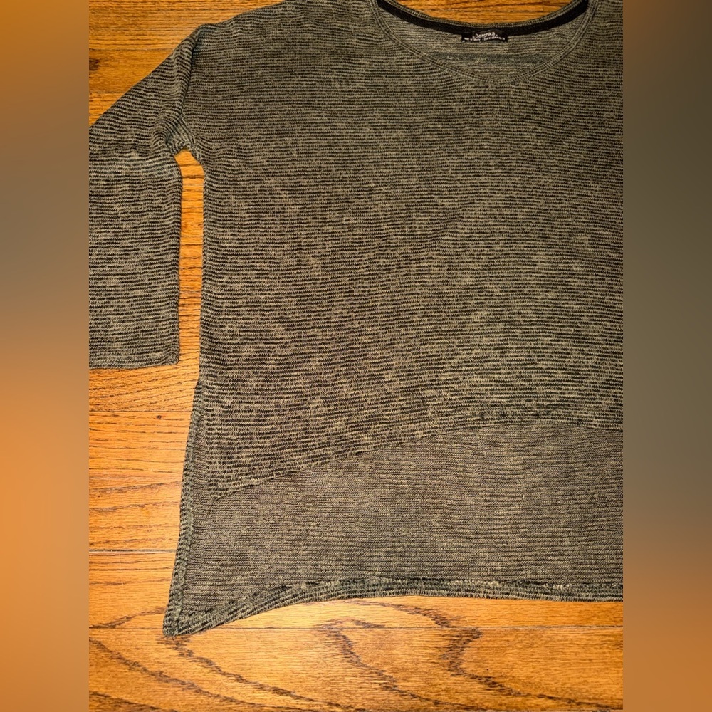 Bershka Olive Knit Top - Picture 3 of 6